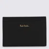 Paul Smith Signature Stripe Cardholder In Black