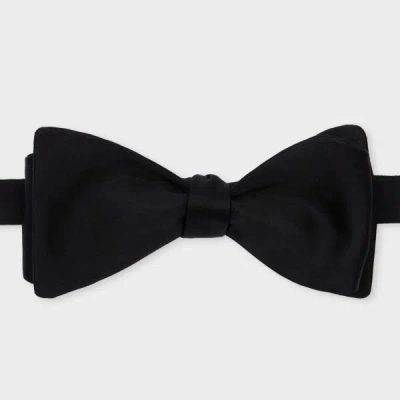 Paul Smith Black Plain Satin Bow Tie