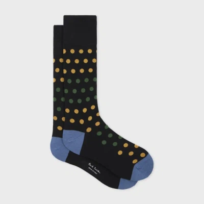 Paul Smith Black Polka Cotton-blend Socks