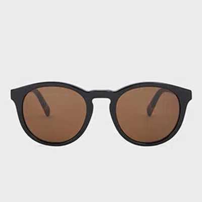 Paul Smith Black 'poulcott' Sunglasses In Brown