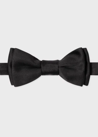 Paul Smith Black Pre-tied Silk Bow Tie