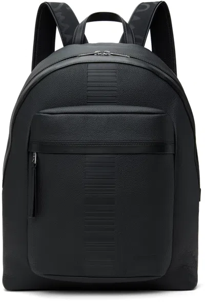 Paul Smith Black Shadow Stripe Backpack In 79