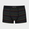 Paul Smith Black 'signature Polka Dot Stripe' Boxer Briefs In Black