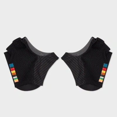 Paul Smith Black 'signature Stripe' Cycling Gloves