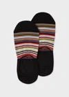 Paul Smith No-show Striped Socks In Multicolour