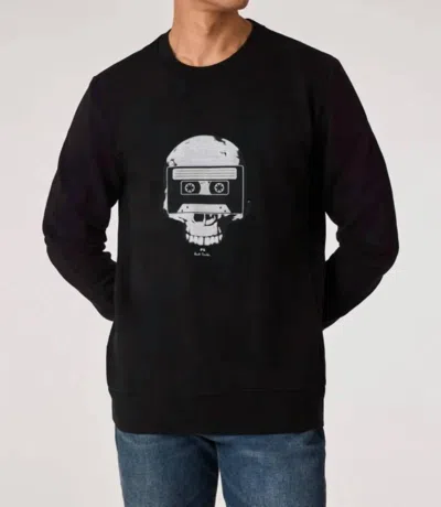 Paul Smith Black Skull Tape Sweatshirt
