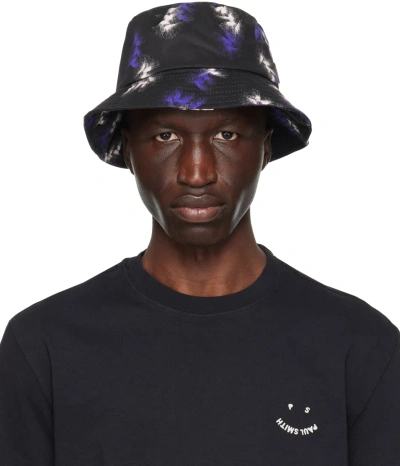 Paul Smith Black Sunflare Bucket Hat In 79 Blacks