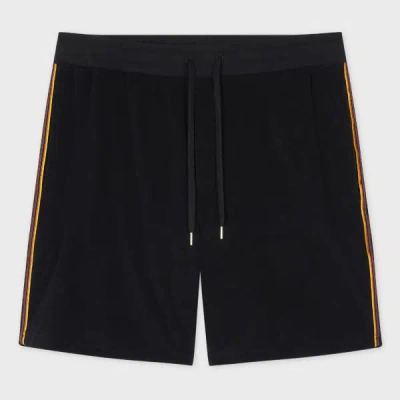 Paul Smith Black Towelling Lounge Shorts