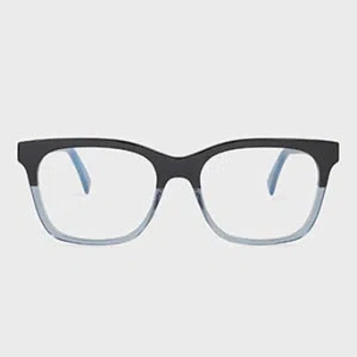 Paul Smith Black Transparent 'madron' Clip-on Spectacles Multicolour