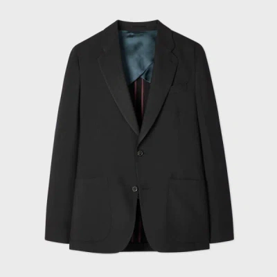 Paul Smith Black Two-ply Merino Wool Patch-pocket Blazer