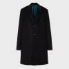 Paul Smith Black Wool-cashmere Epsom Coat In Black