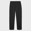 Paul Smith Black Wool-mohair Pleated Trousers In Black