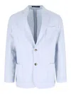 Paul Smith Tailored Jacket Notched Lapel In Blue
