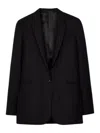 Paul Smith Blazer Black Antipower Wool To A Button In Black