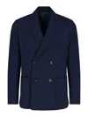 Paul Smith Tailored Jacket Buttoned Cuffs In Blue