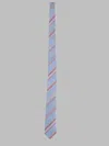 Paul Smith Blue Stripes Tie In Multi
