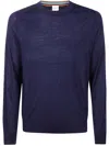 Paul Smith Mens Sweater Crew Neck Clothing In Blue