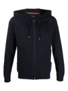 Paul Smith Signature Stripe Cotton Hoodie In Blue
