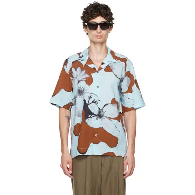 Paul Smith Short Sleeve Floral Shirt In Multi