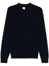 Paul Smith Blue Long Sleeves Solid Polo In Blue