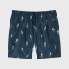 Paul Smith Mens Parrot Print Swim Shorts In Blue