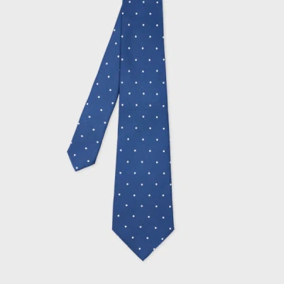 Paul Smith Blue Polka Dot Tie