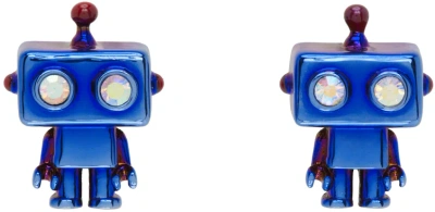 Paul Smith Blue Robot Cuff Links In 41 Blues