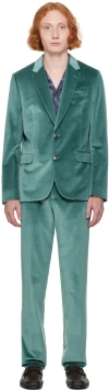 Paul Smith Blue Single-breasted Suit In 43 Blues