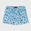Paul Smith Blue 'souvenir' Print Swim Shorts In Blue