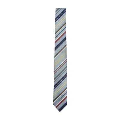 PAUL SMITH MEN BLUE STRIPED TIE, ONESIZE LUXURY TIES & BOWTIES FOR MEN DARVEYS