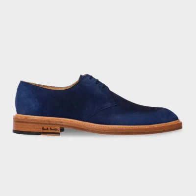 Paul Smith Sheridan Derby Shoes In Blue