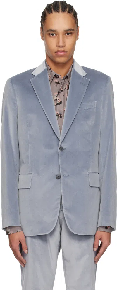 Paul Smith Blue 'the Brierley' Blazer In 40b Blue