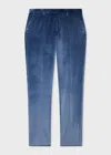 Paul Smith Blue Velvet Trousers In Blue