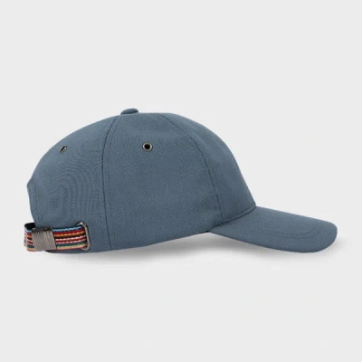 Paul Smith Blue Virgin Wool Baseball Cap