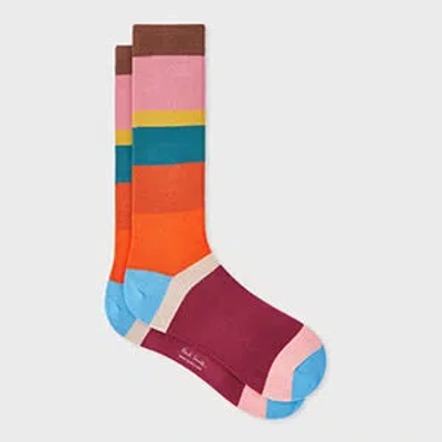 Paul Smith Bold Stripe Cotton-blend Socks Multicolour
