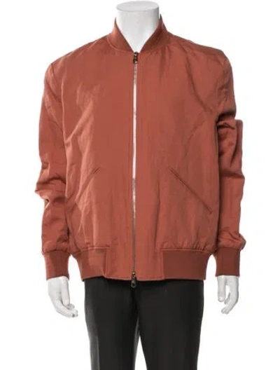 Pre-owned Paul Smith Bomber Jacket In Orange