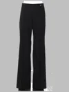 Paul Smith Bootcut Wool Trousers In Black