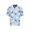 PAUL SMITH BOWLING LIGHT BLUE VISCOSE SHIRT