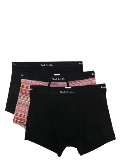 Paul Smith Boxer Shorts (3-pack) In ブラック