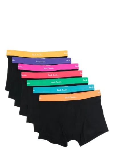 Paul Smith Confezione Da Sette Boxer In Black