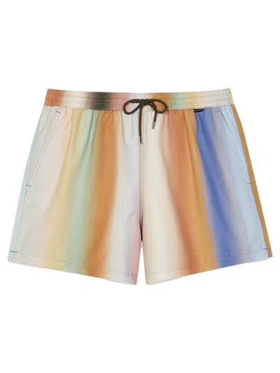 Paul Smith Boxer Swimsuit In Multicolour