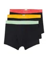 Paul Smith Pack Of Three Briefs With Elastic Waistband In Black