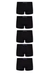 Paul Smith Boxers Five-pack In Black