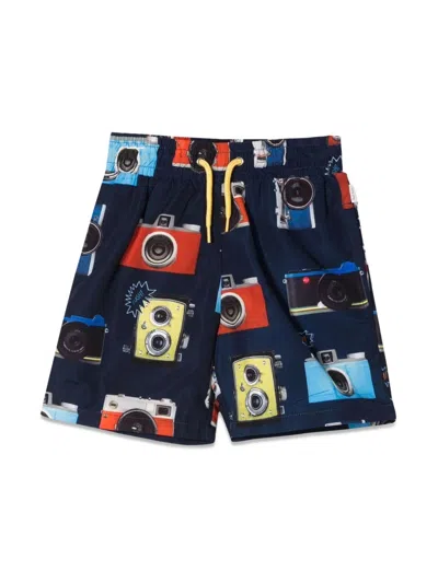 Paul Smith Boys' Mini Swimsuit In Blue