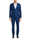 Paul Smith Brierly Sharkskin Tailored Fit Two Button Suit In Inky Blue