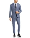 Paul Smith Brierly Sharkskin Tailored Fit Two Button Suit In Light Blue