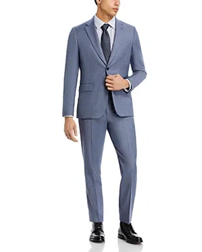 Paul Smith Brierly Sharkskin Tailored Fit Two Button Suit In Light Blue