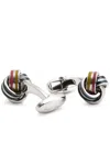 Paul Smith Bright Knot Striped Cufflinks In Multicoloured