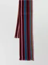 Paul Smith Bright Stripe Wraparound Knitted Scarf In Multi