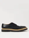 Paul Smith Count Leather Brogue Shoes In Blue